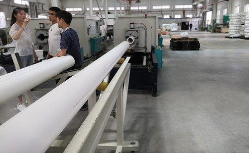 PE-RT II型管材生產現場（chǎng）